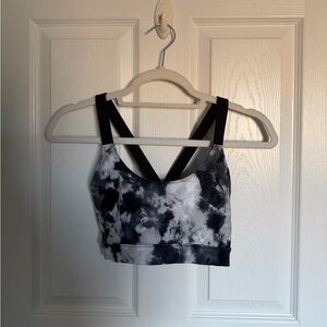 SoulCycle Monochrome Tie-Dye Sports Bra